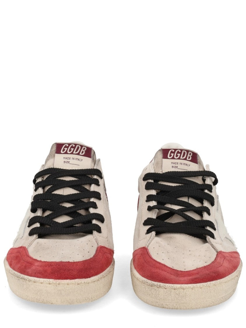 Golden Goose Ball Star Cow Leather Overlays Sneakers