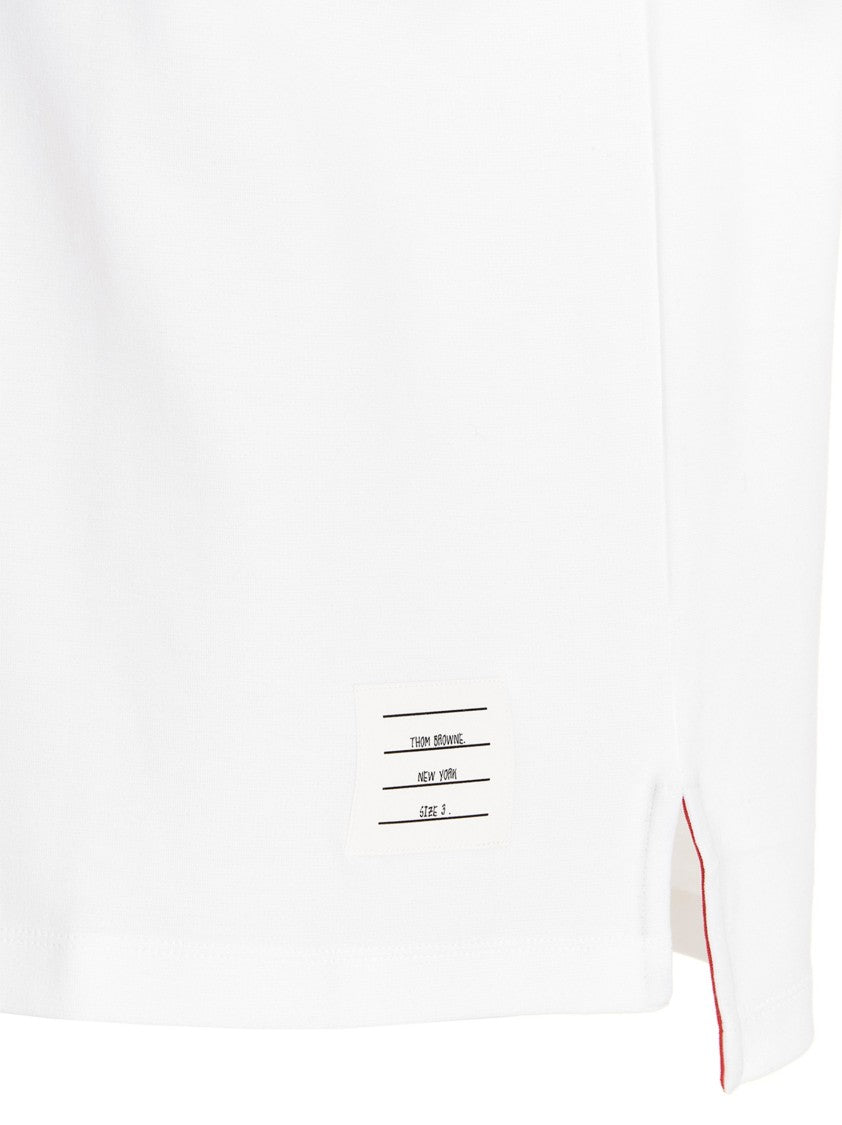 Thom Browne Oversized Crewneck Cotton T-Shirt