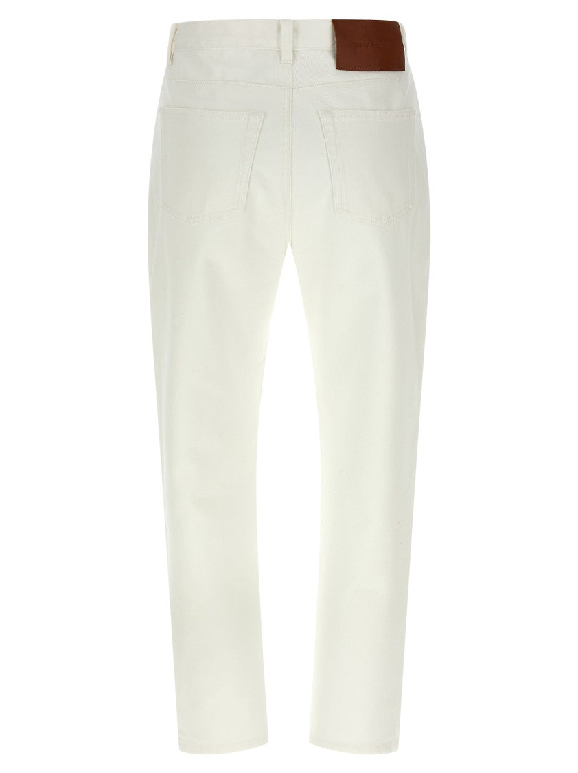 Victoria Beckham Cropped High Waist Jeans