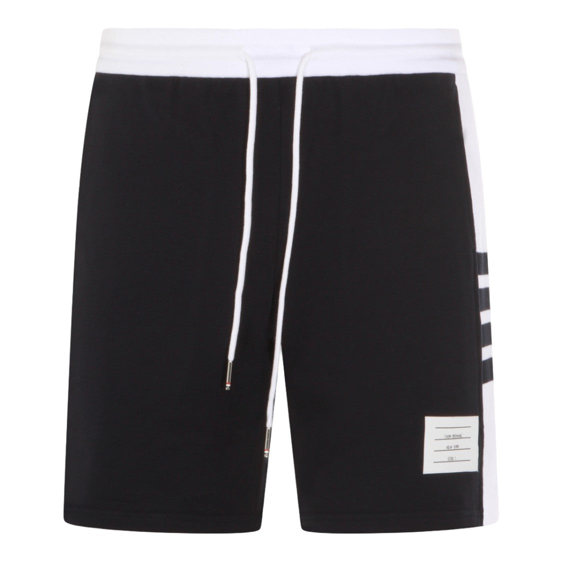 Thom Browne Casual Sport Shorts With White Side Panels
