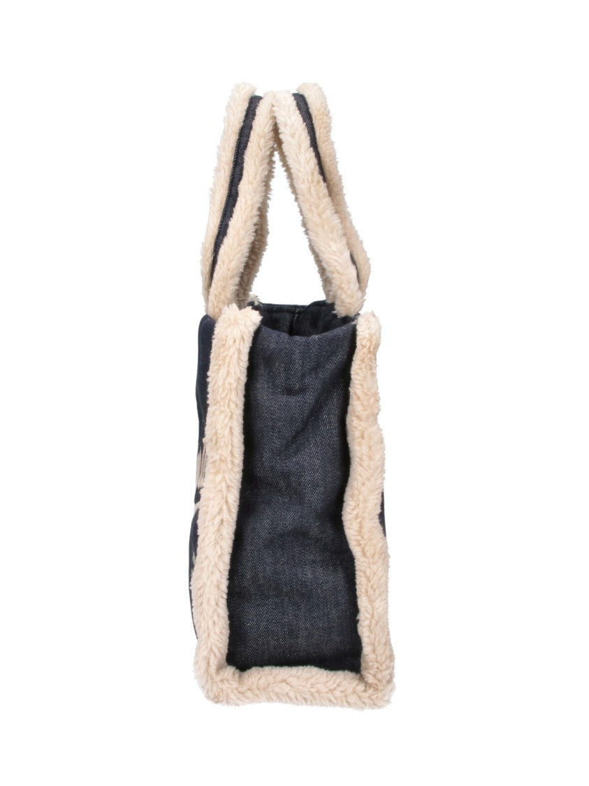 Mc2 Saint Barth Multicolor Colette Denim Tote Bag
