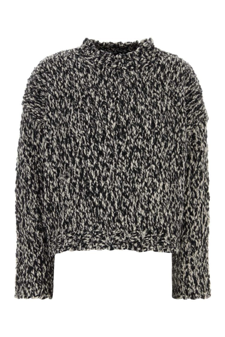 Weekend Two-Tone Wool Blend Crine Sweater