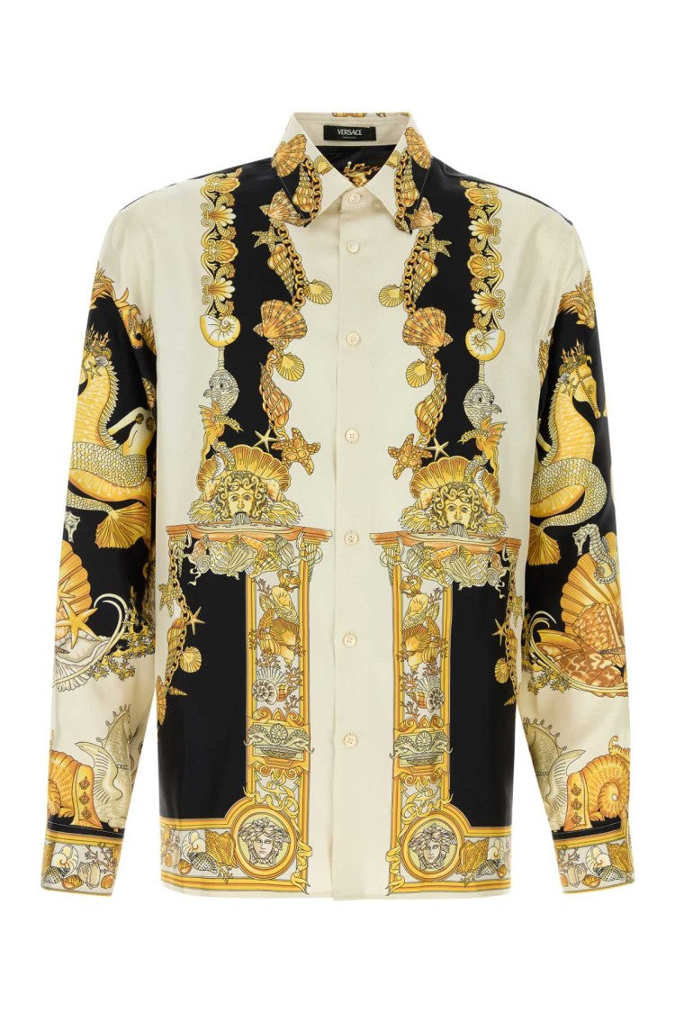 Versace Printed Silk Shirt