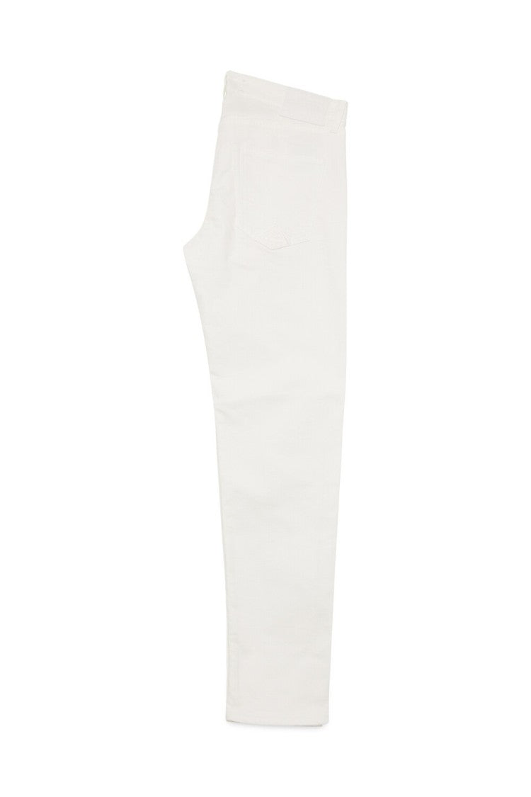 Roy Rogers White Slim-Fit Regular Waist Jeans
