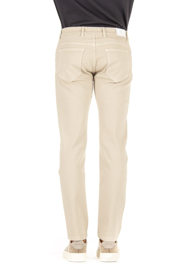 Eleventy Colored 5-Pocket Stretch Cotton Jeans