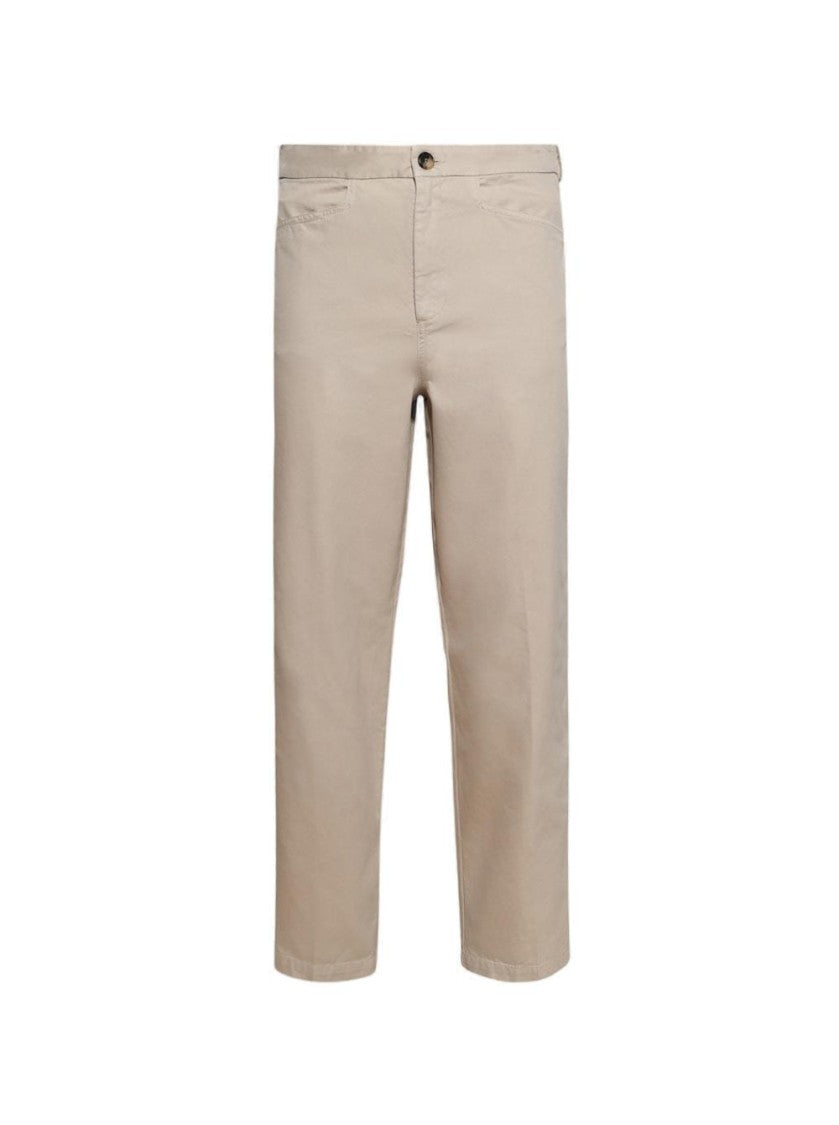 J. W. Anderson Button Detail Straight Leg Trousers - Cream