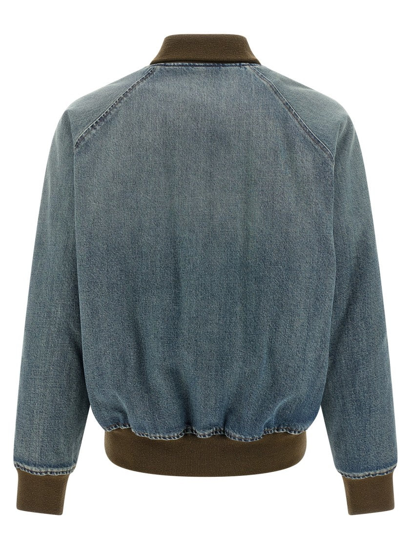 Miu Miu Denim Bomber Jacket
