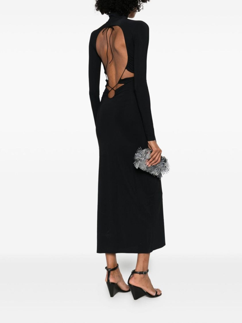 Amazuin Maxi Dress With Open Back