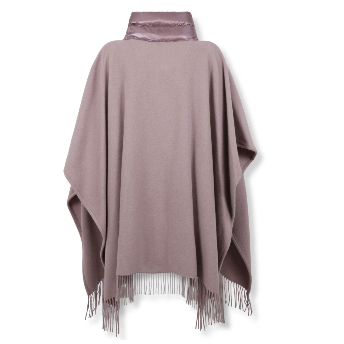 Herno Warm Enveloping Poncho With Detailed Accents
