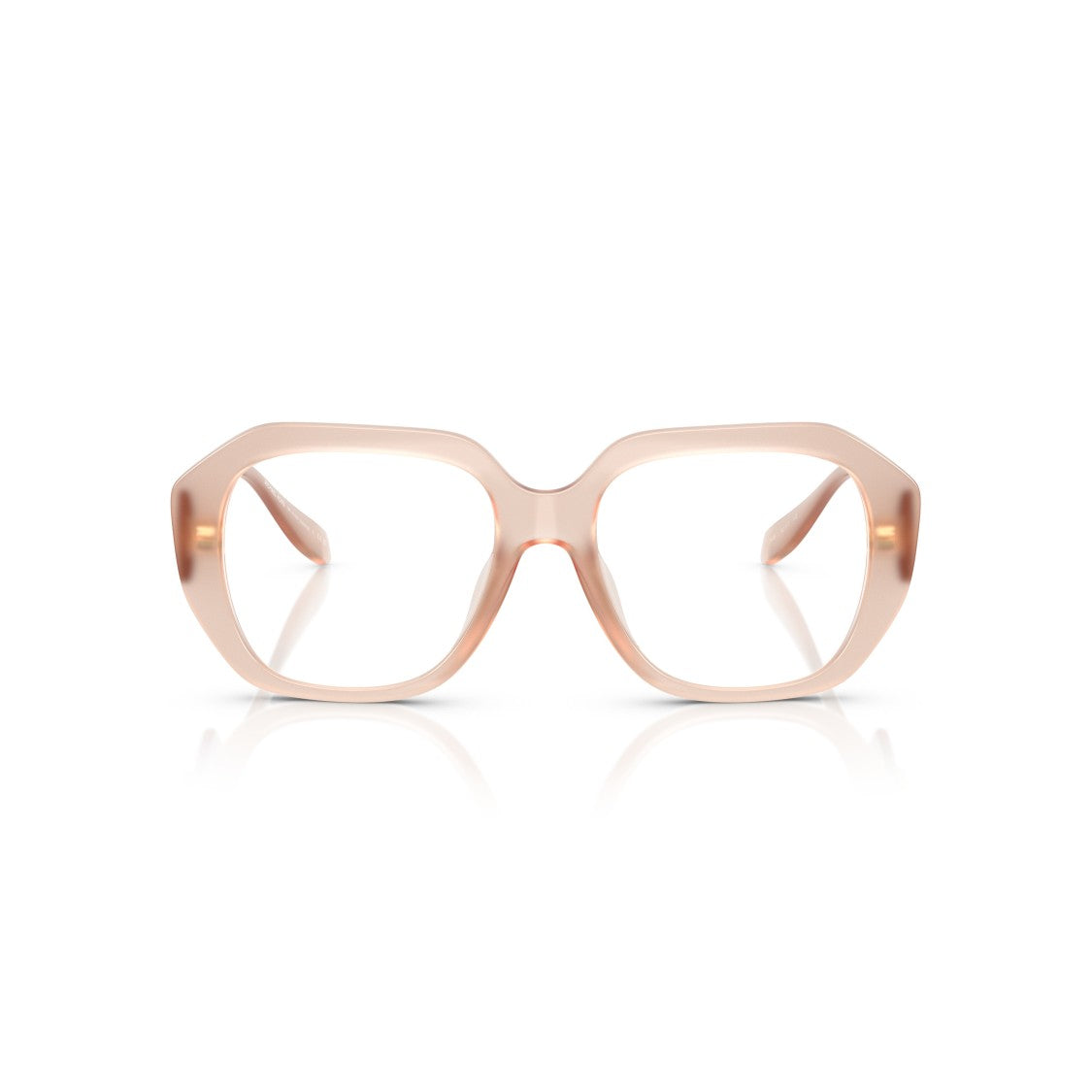 Michael Kors 0Mk4148u Oversized Square Frames With Translucent Blush Finish