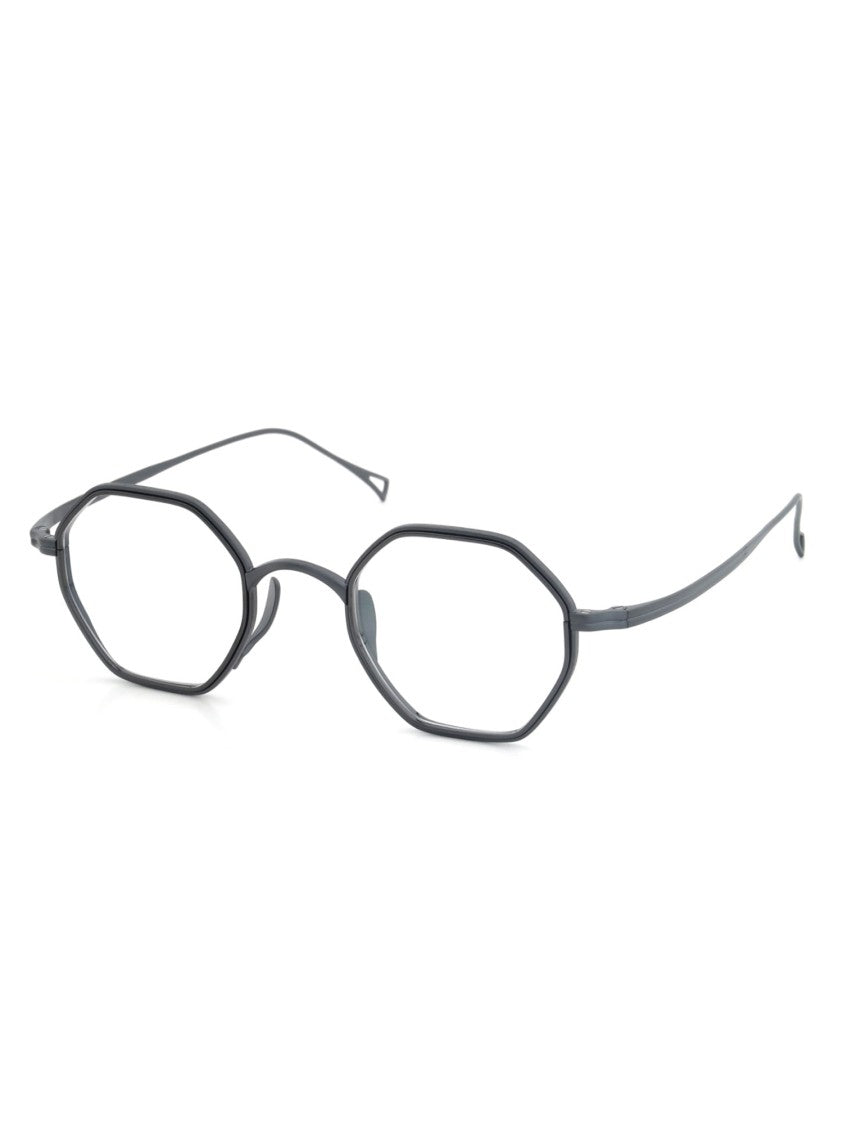 Kamemannen Octagonal Titanium Optical Frames With Refined Finish