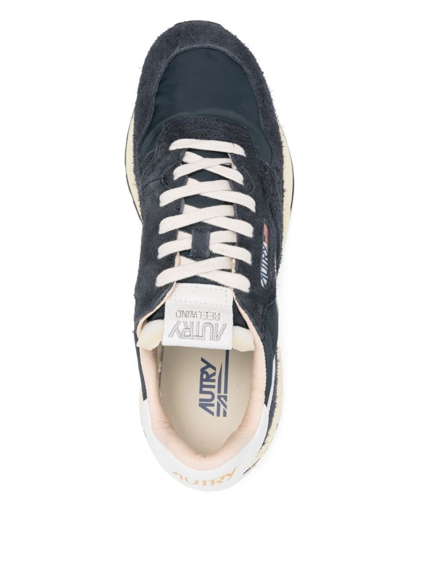 Autry Reelwind Navy Blue Low Sneakers