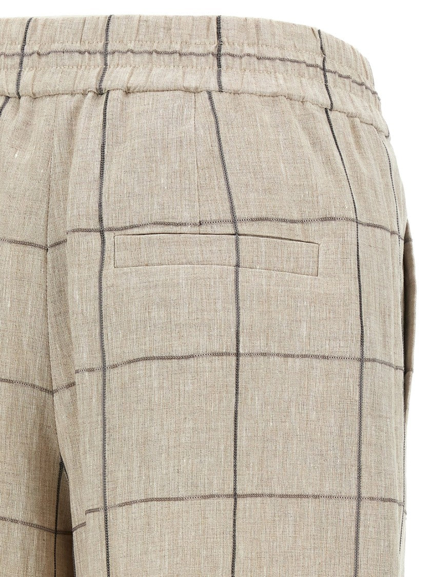 Brunello Cucinelli Check Dazzling Pants