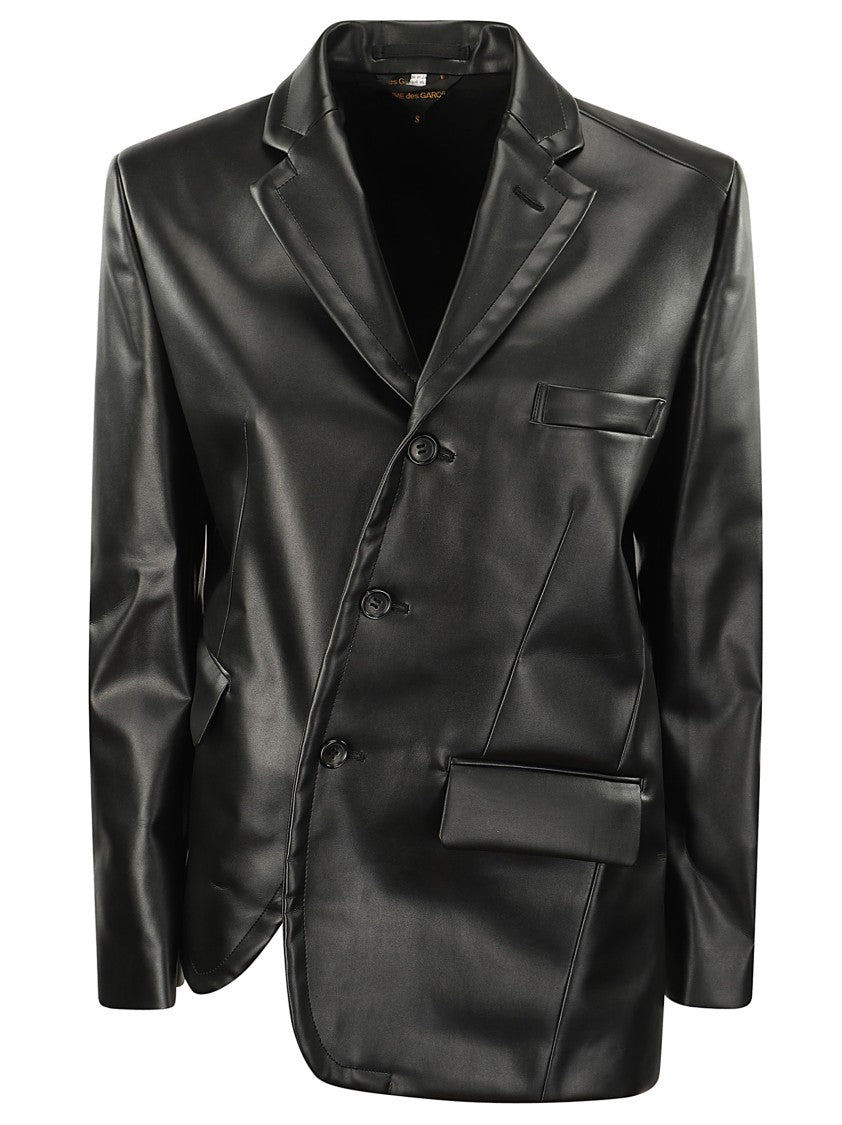 Comme Des Garçons Structured Jacket With Oversized Shoulder Straps