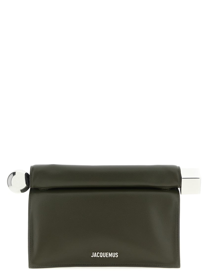 Jacquemus La Pochette Rond Carré' Clutch