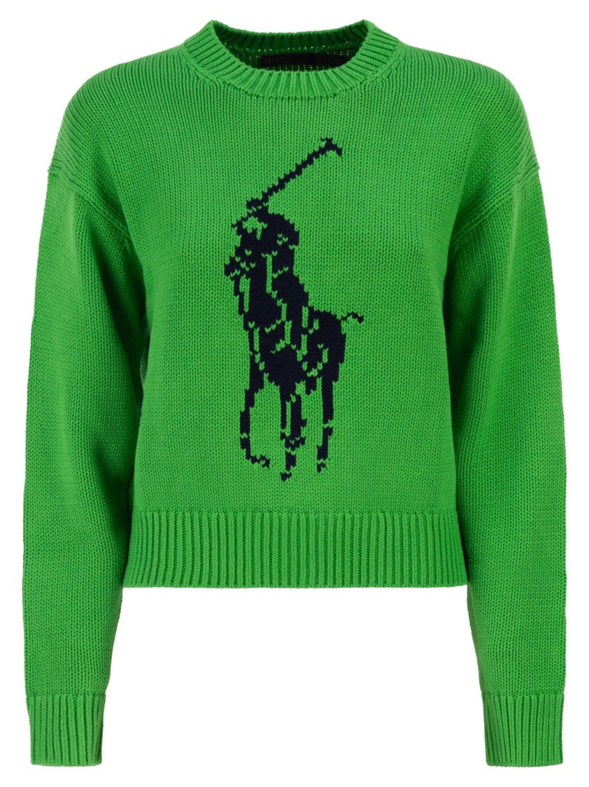Polo Ralph Lauren Big Pony Cotton Crew Neck Jumper