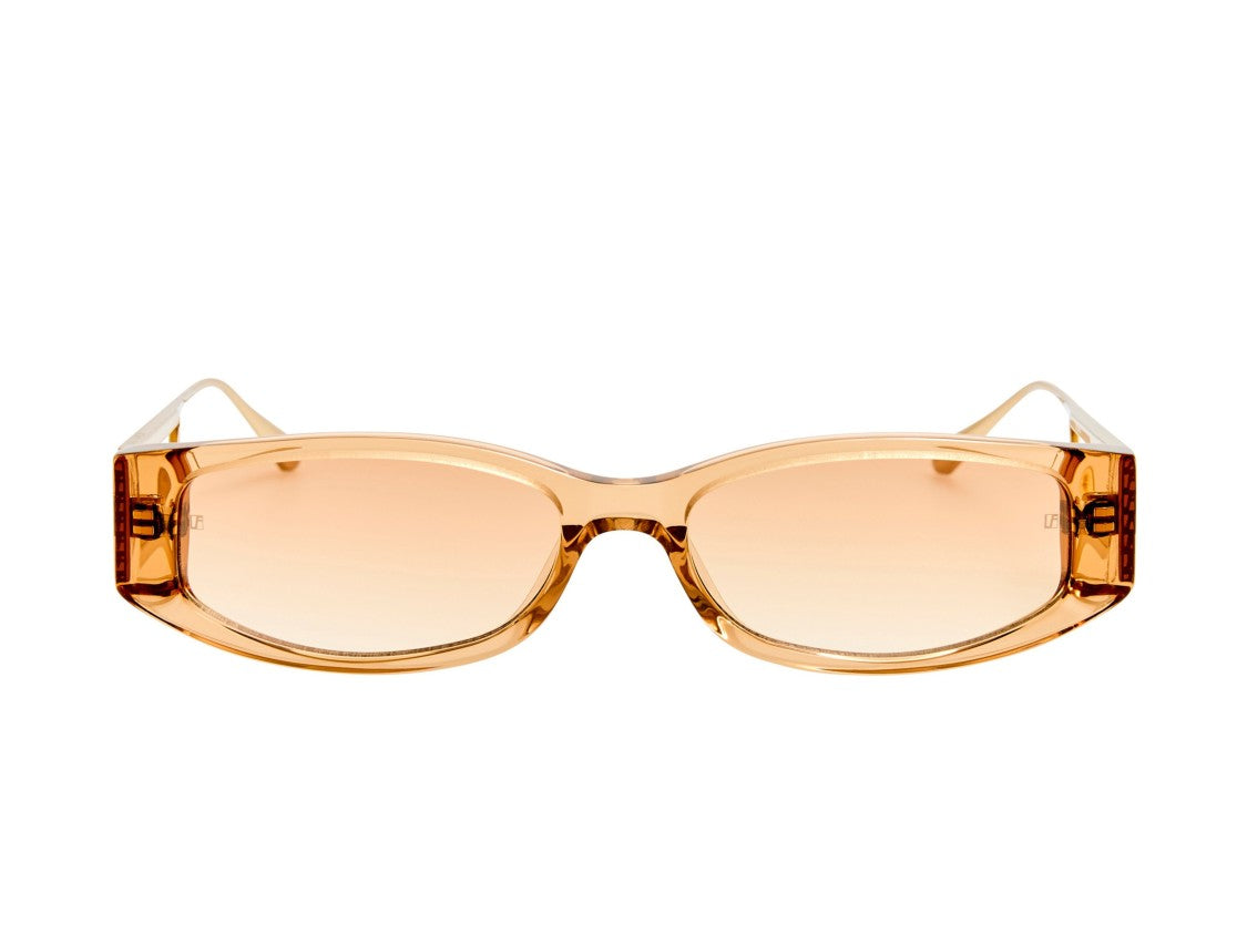 Linda Farrow Lfl1649 Cut-Out Gradient Geometric Sunglasses