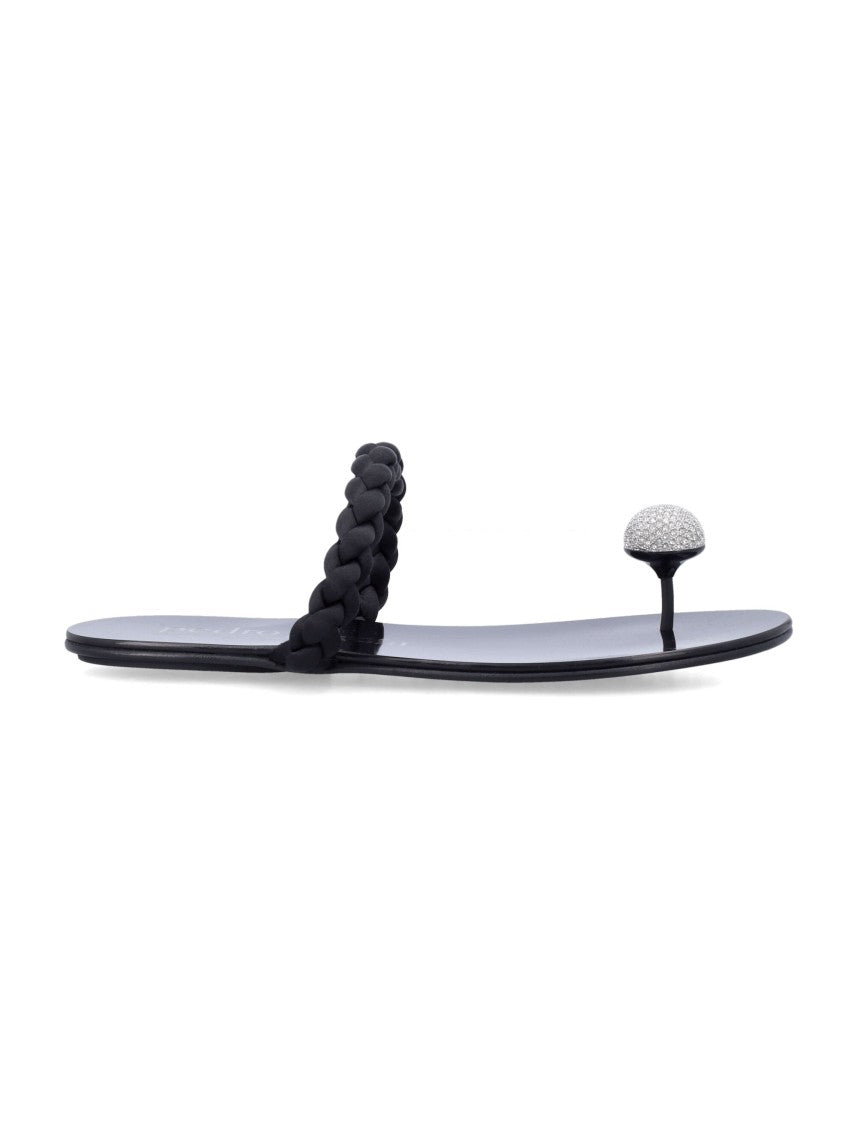 Pedro Garcia Black Pipa Sandals