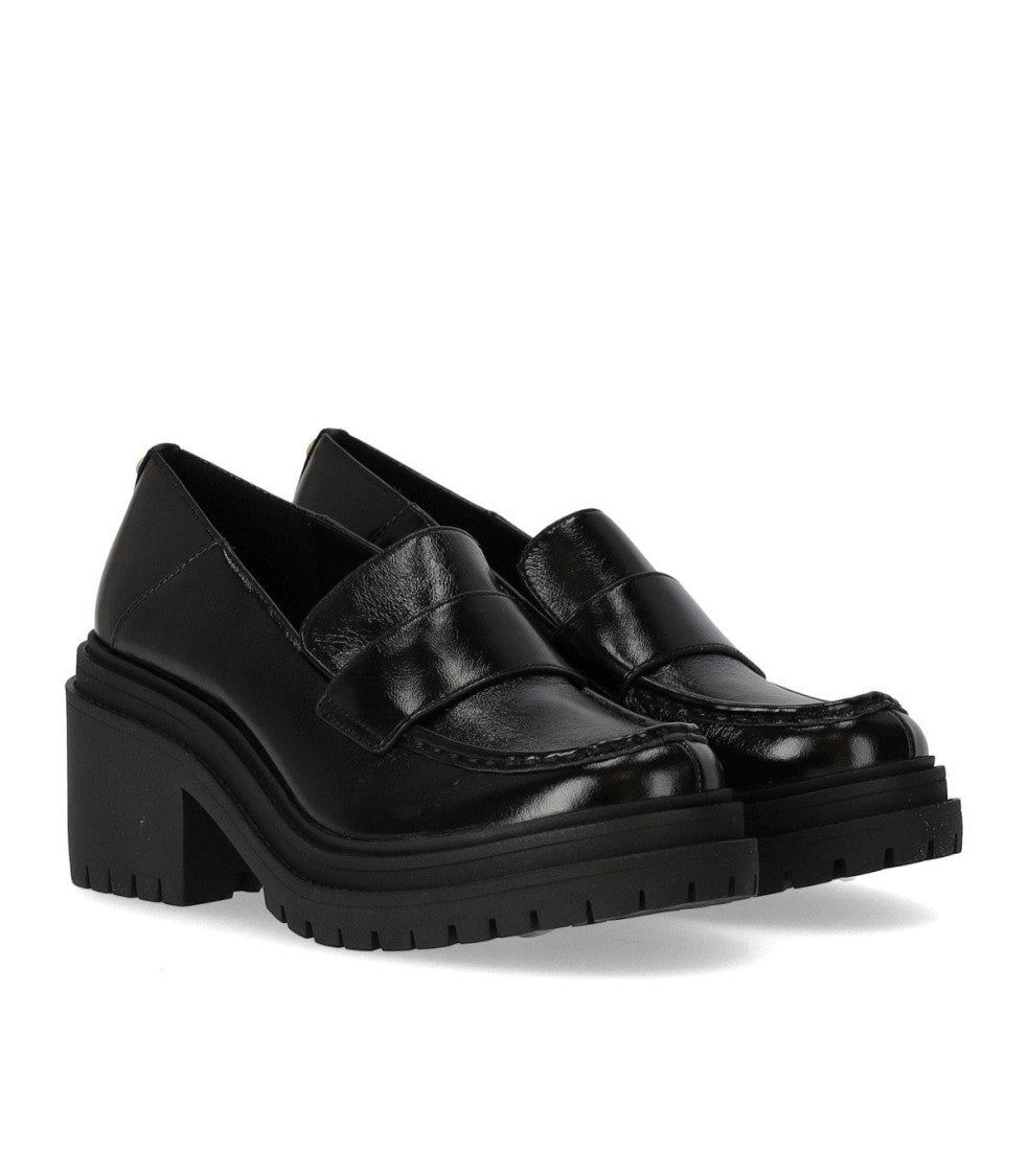 Michael Kors Rocco Black Heeled Loafer