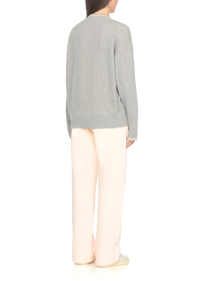 Autry Grey Cotton Sweatshirt