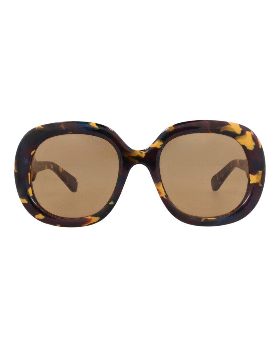 Chloé Square-Frame Sunglasses In Recycled Acetate With Tortoiseshell Pattern