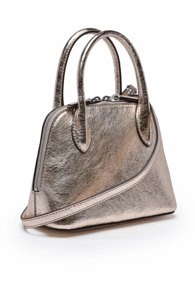 Tory Burch Emerson Metallic Handbag Gold