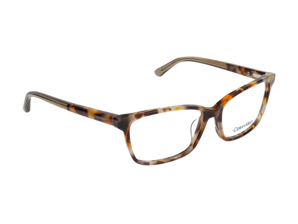 Calvin Klein Vintage Havana Ck22545 Acetate Square Eyeglasses