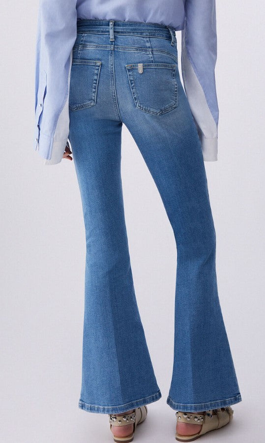Liu Jo Bootcut Jeans With High Waist And Flared Design
