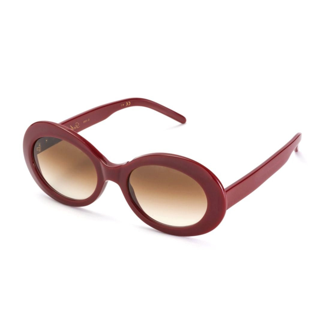 Kador Dolce Vita Oversized Oval Frame Sunglasses With Gradient Lenses