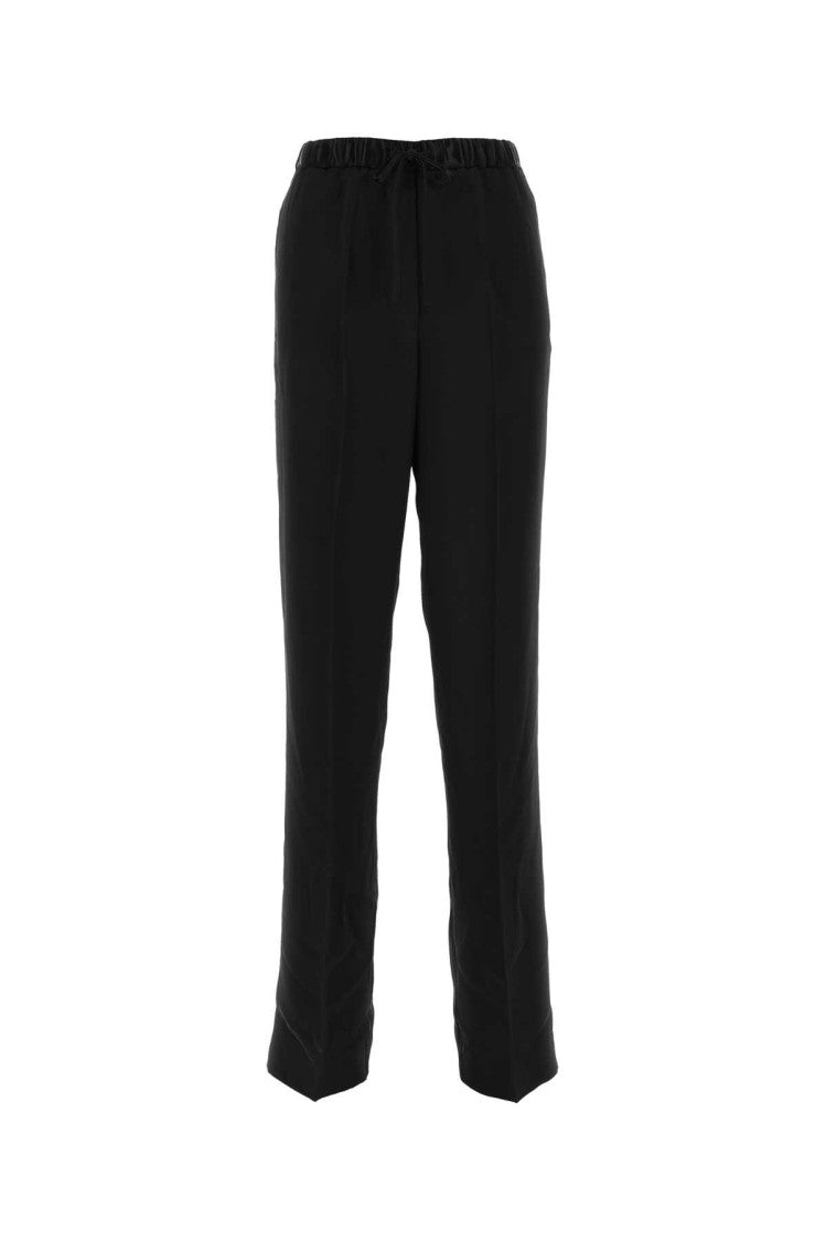 Jil Sander Satin Finish Straight-Leg Pants