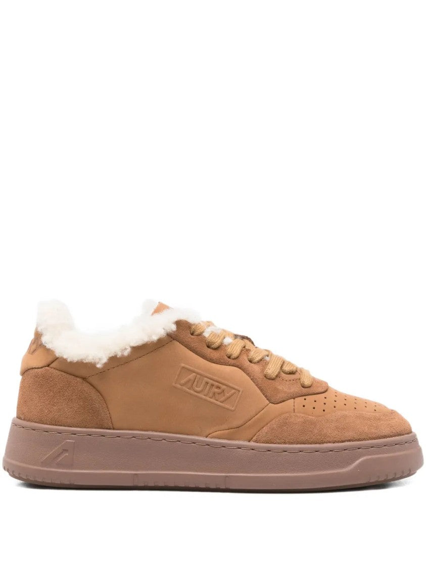 Autry Medialist Shearling Sneakers
