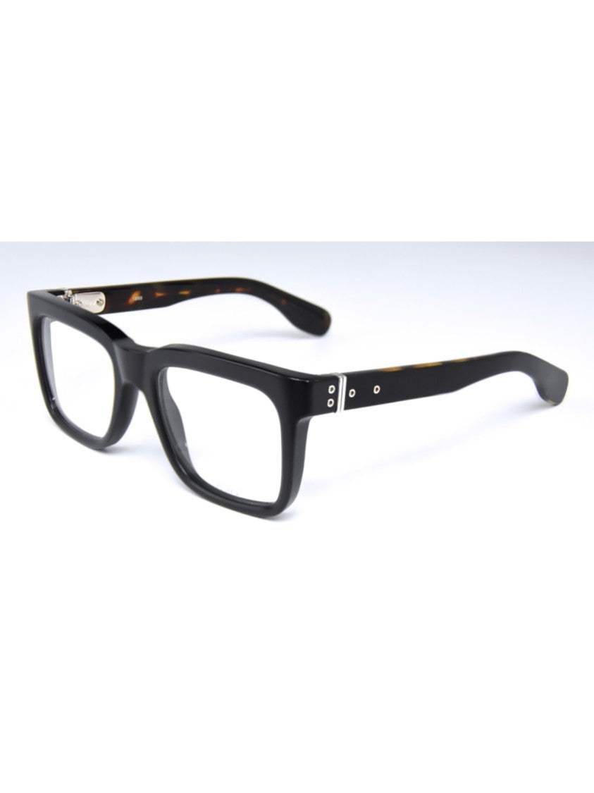 Kiurv Rectangular Black Acetate Optical Frames With Comfortable Fit