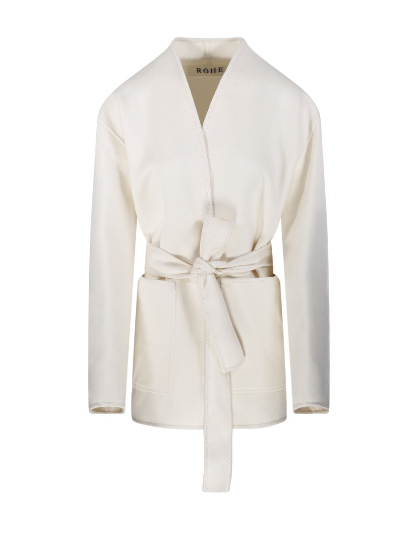 Róhe Double Faced Kimono Style Jacket