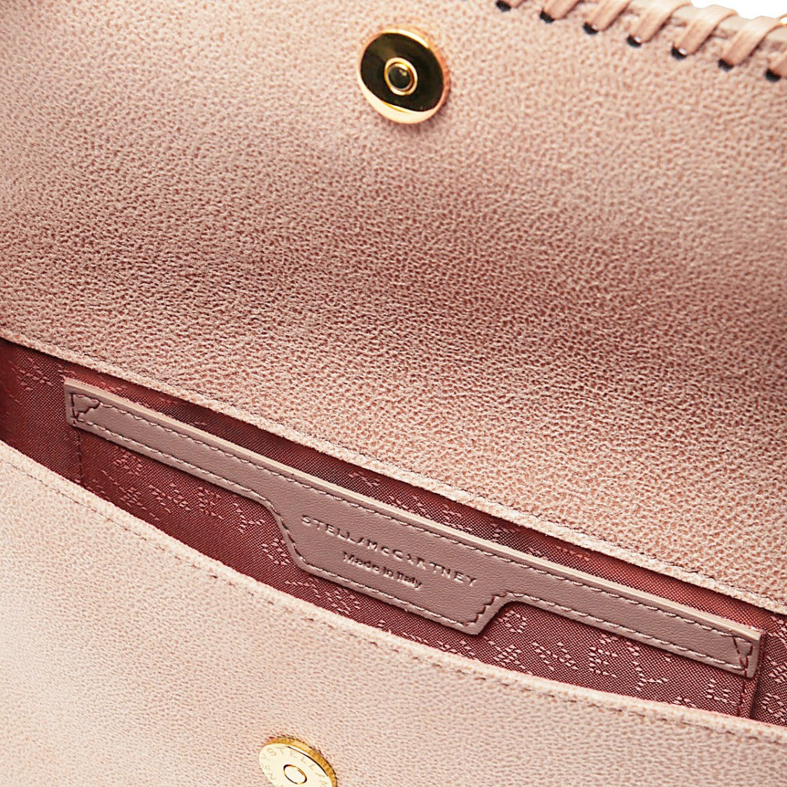 Stella Mccartney Cream Faux Leather Mini Falabella Crossbody Bag