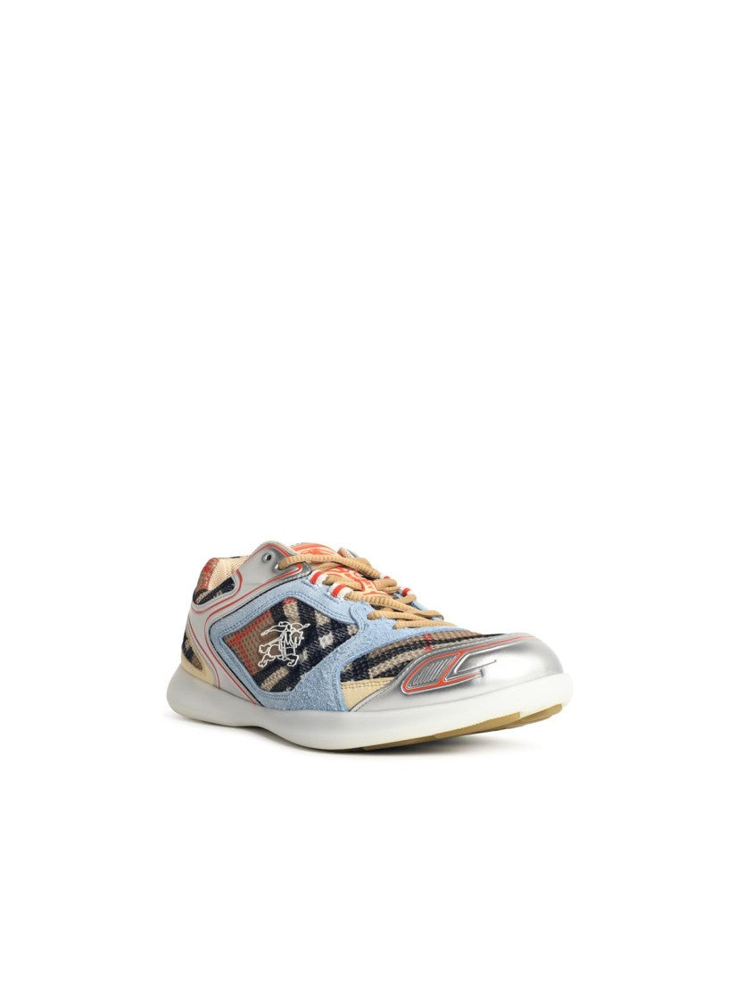 Burberry 'Matrix' Multicolor Leather Blend Sneakers