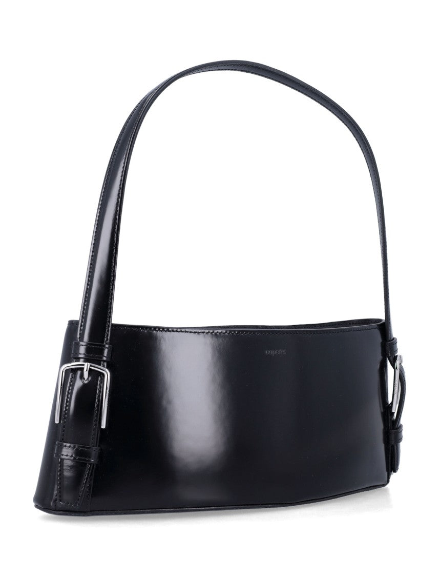 Coperni Cylindrical Structured Glossy Leather Shoulder Bag