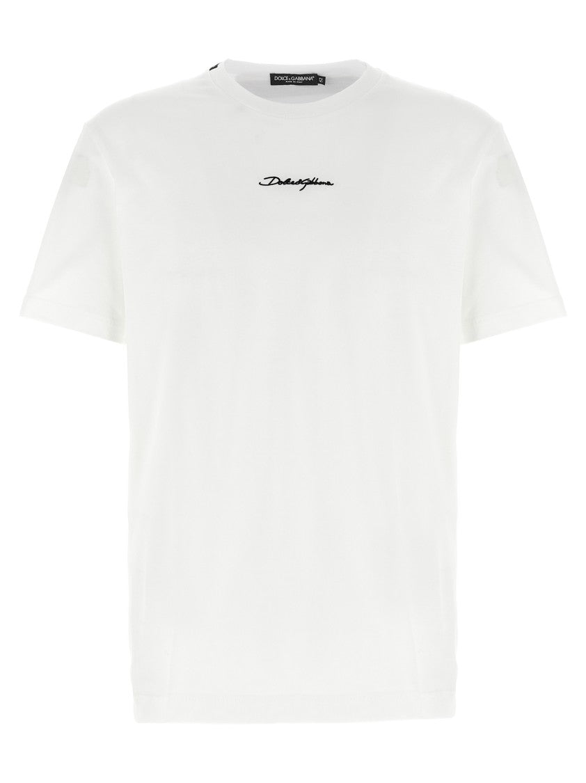 Dolce & Gabbana Logo Embroidery T-Shirt