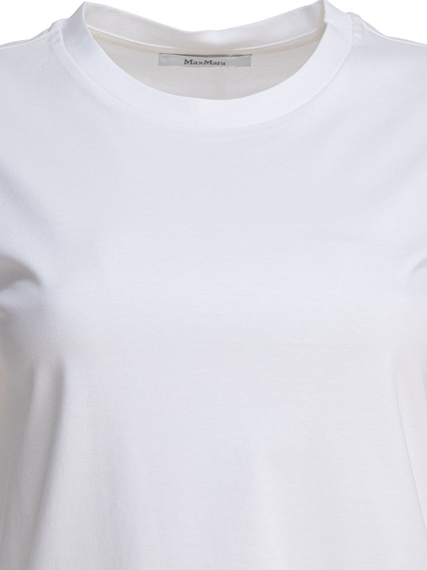 Max Mara Classic Crew Neck Cotton T-Shirt