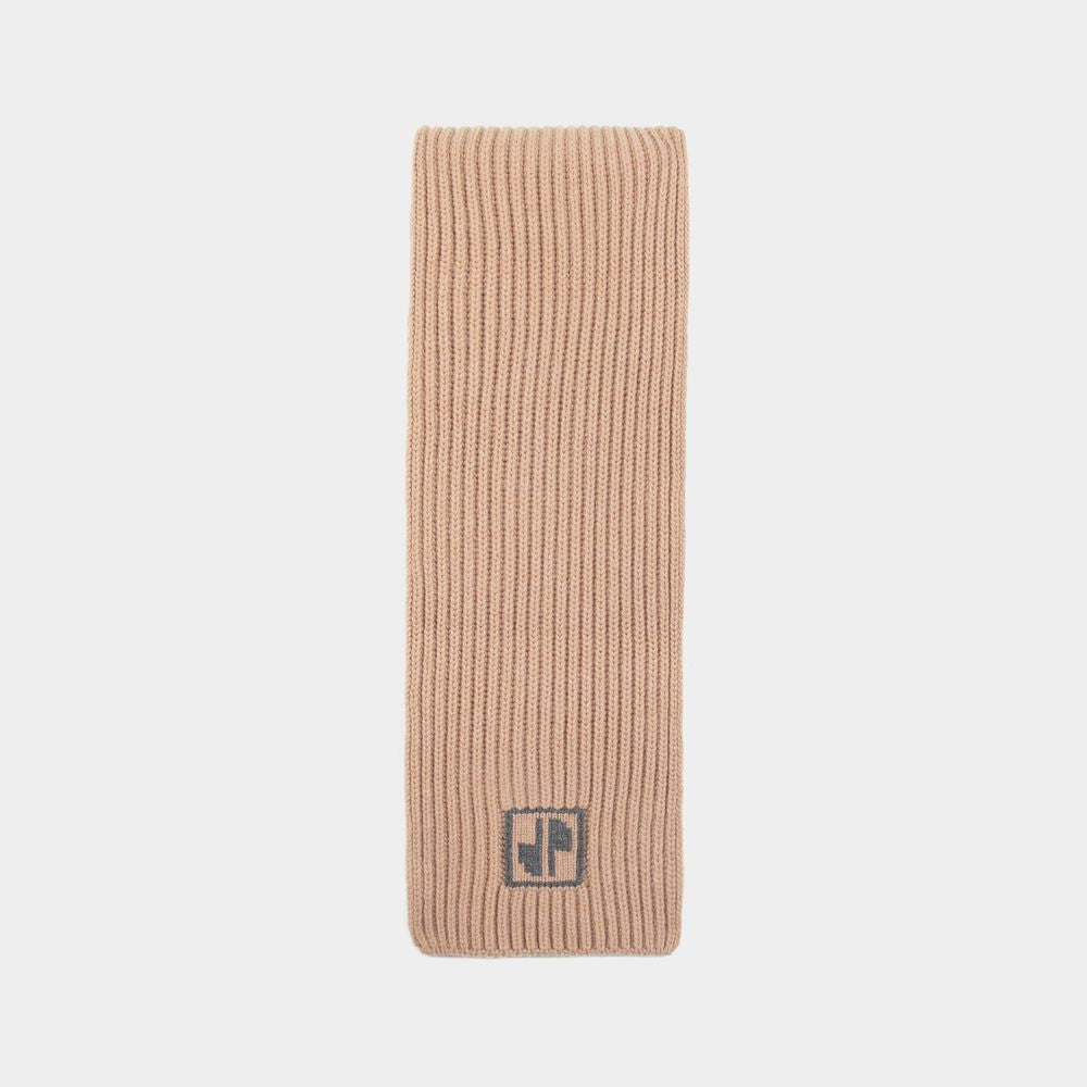 Patou Jp Scarf - Wool - Beige