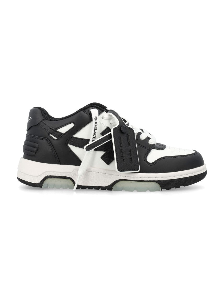 Off-White Black White Out Of Office Color-Block Sneakers
