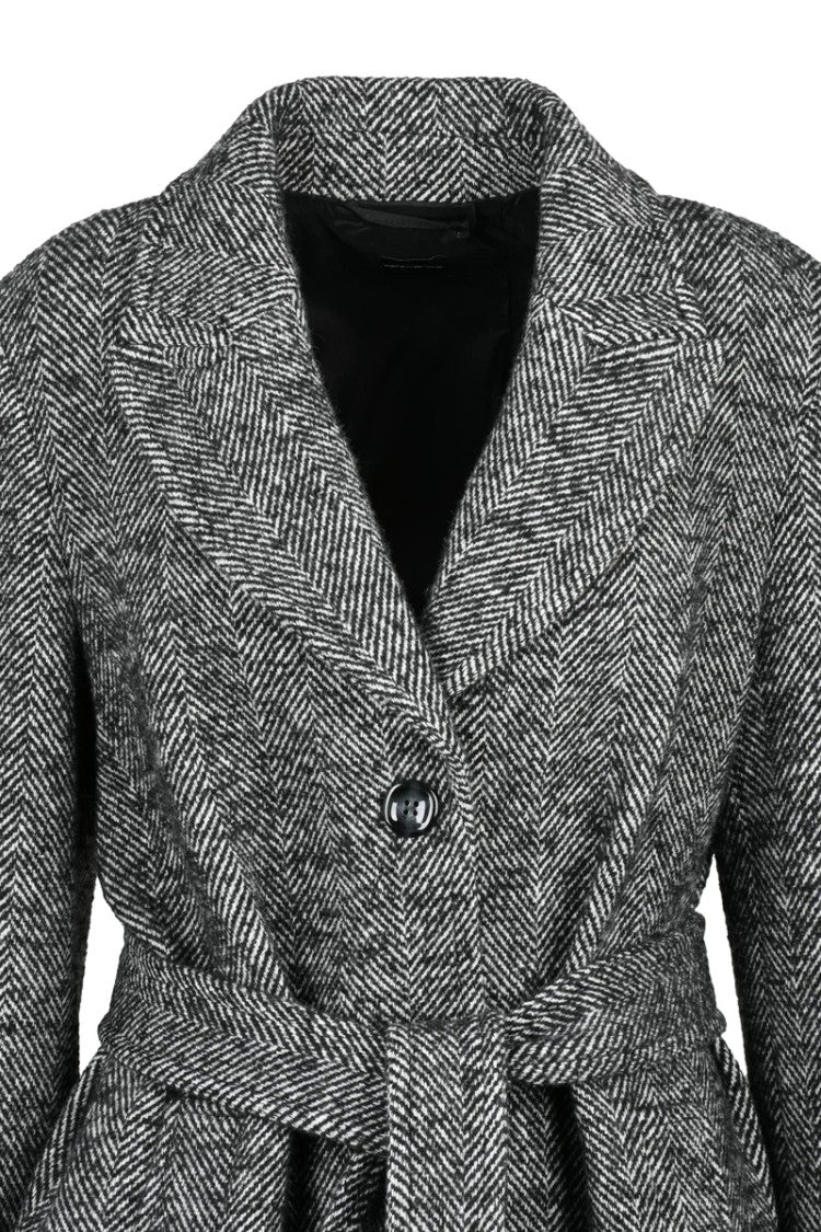 Pennyblack Herringbone Coat - Black