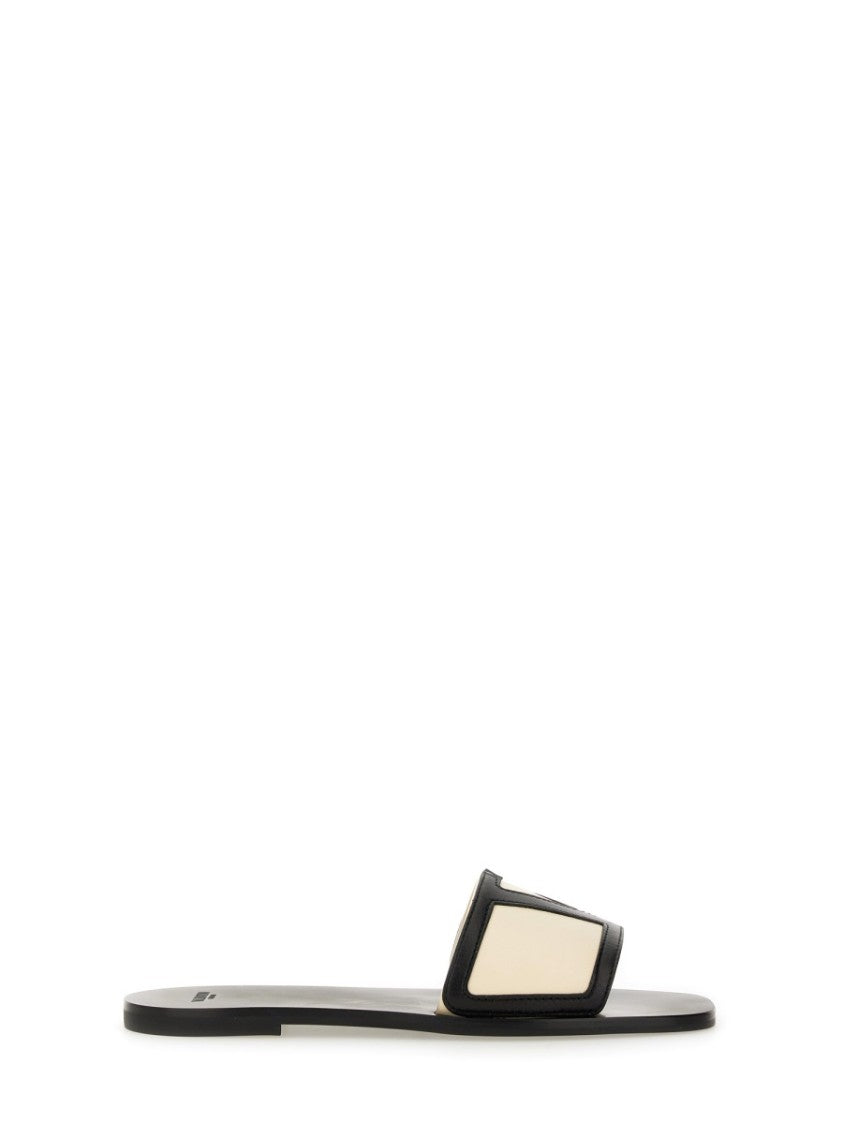 Valentino Garavani Viva Superstar Slide Sandal With Oversized 'V' Emblem