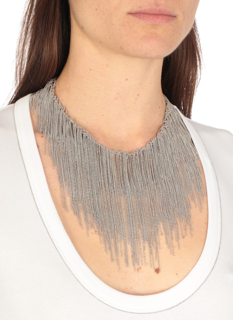 Fabiana Filippi Necklace With Fringes