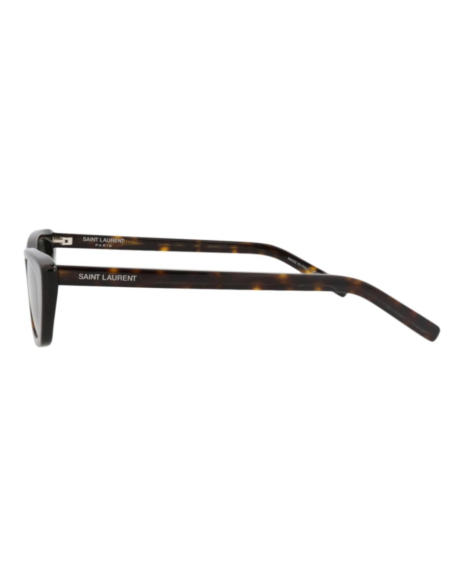 Saint Laurent Cat Eye-Frame Recycled Acetate Sunglasses With Tortoiseshell Pattern