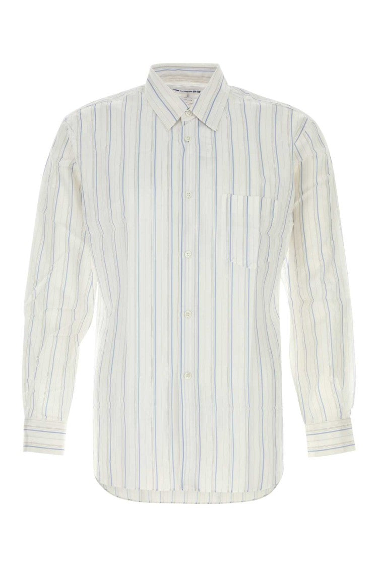 Comme Des Garçons Embroidered Cupro Shirt