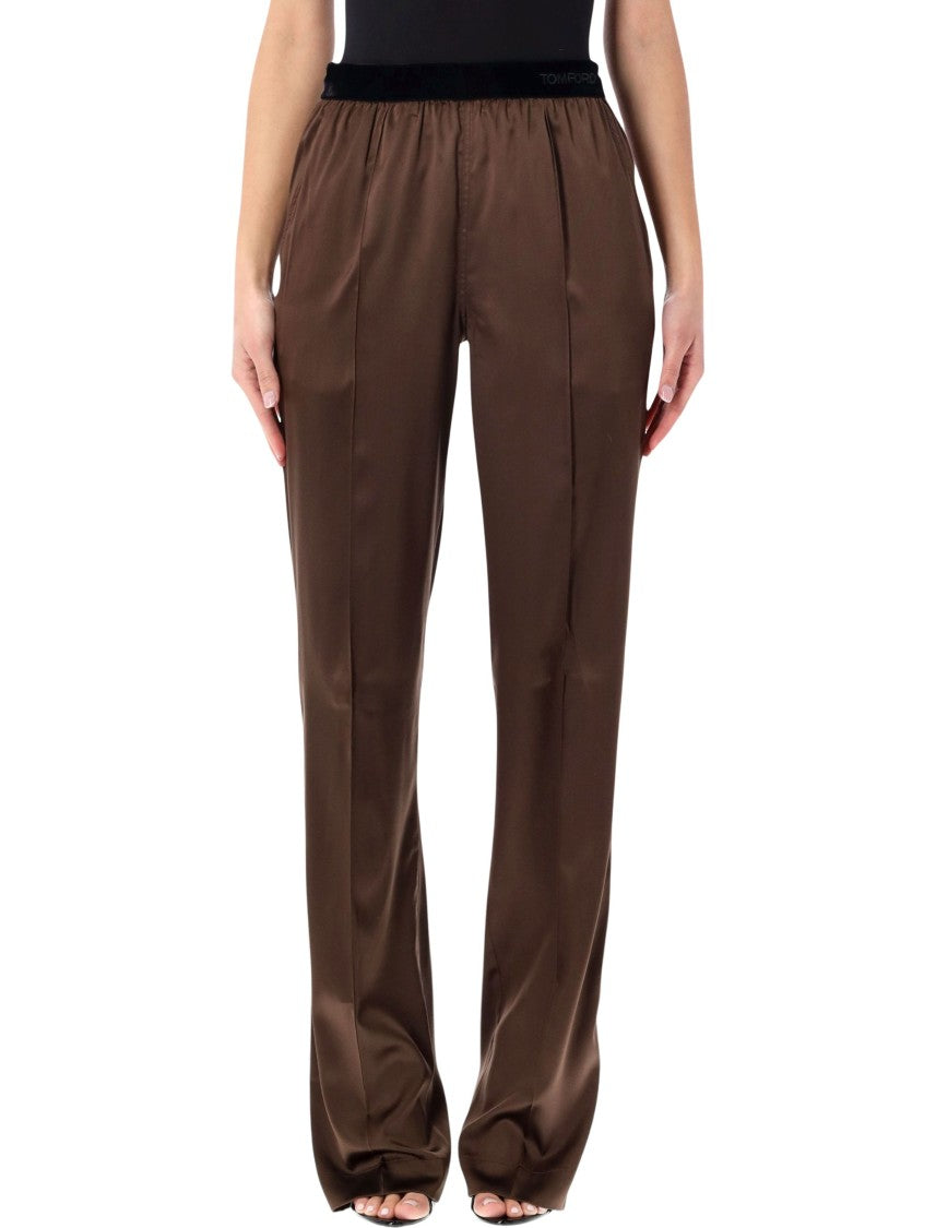 Tom Ford Pj Stretch Silk Satin Pants