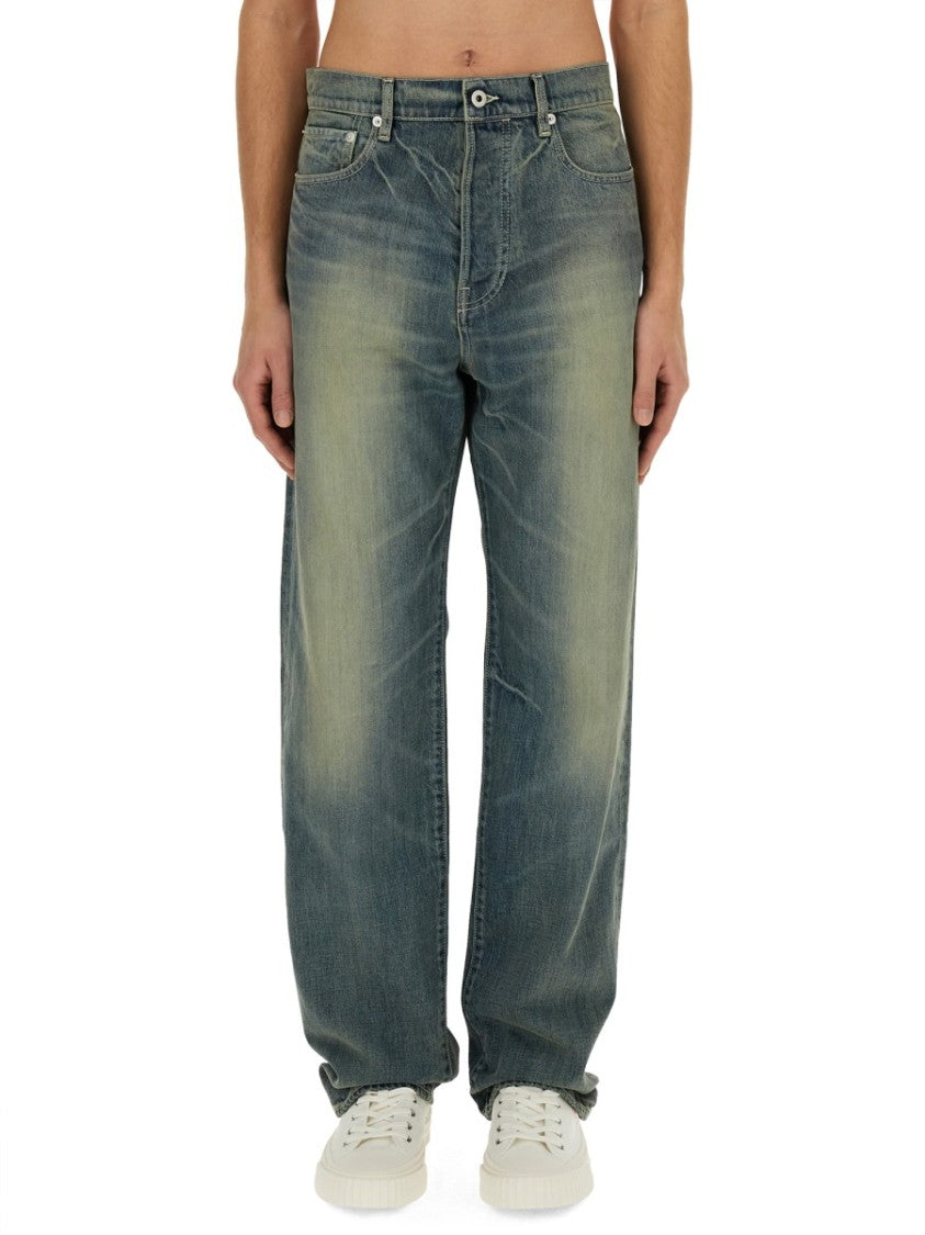 Kenzo  'Creations' Asagao Straight Jeans