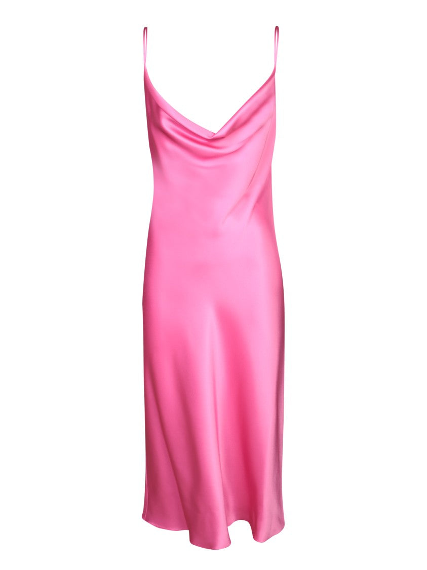 Stella Mccartney Pink Satin Dress