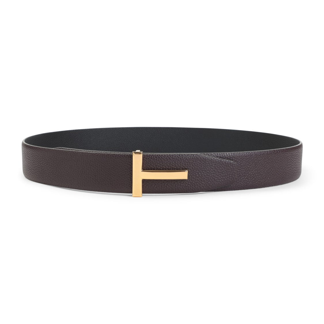 Tom Ford Reversible Grained Calf Leather Belt