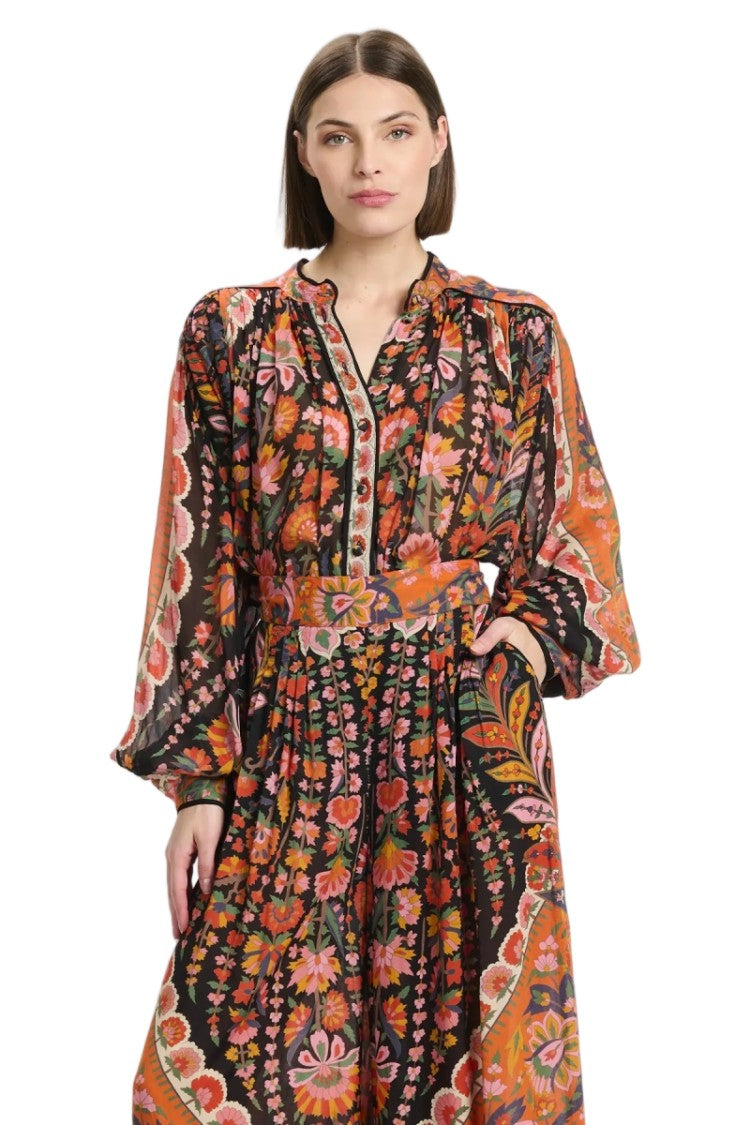 Miss June Brookie Oversized Blouse